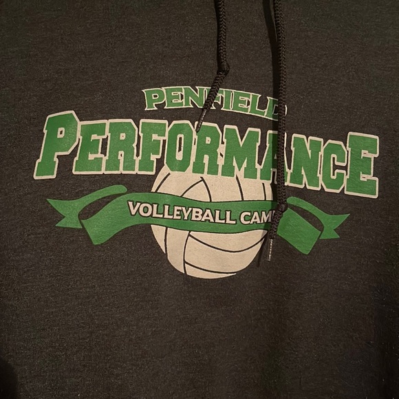 (penfield performance camp vball) size: large, colour: gray, brand: gildan - Picture 2 of 3